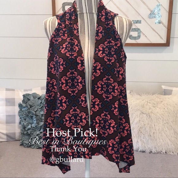 πΏ Open Front Vest/SCARF πΏ - Picture 2 of 9